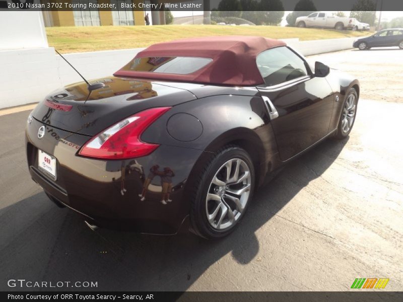 Black Cherry / Wine Leather 2010 Nissan 370Z Touring Roadster
