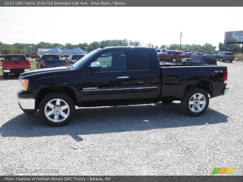 Onyx Black / Ebony 2013 GMC Sierra 1500 SLE Extended Cab 4x4