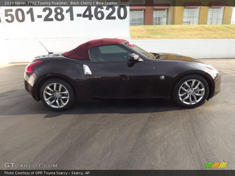 Black Cherry / Wine Leather 2010 Nissan 370Z Touring Roadster
