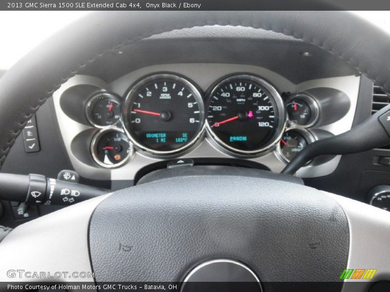 Onyx Black / Ebony 2013 GMC Sierra 1500 SLE Extended Cab 4x4