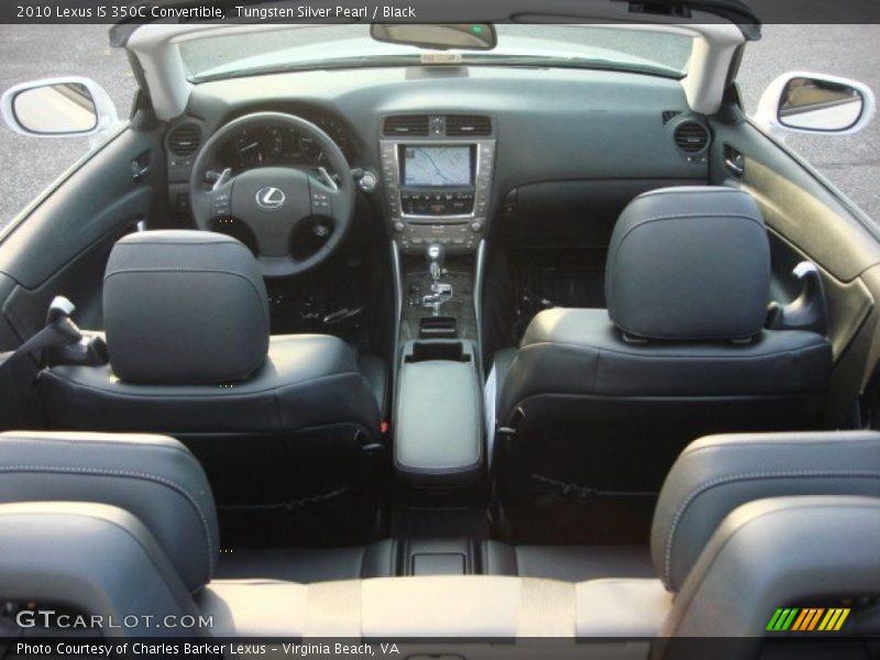 Tungsten Silver Pearl / Black 2010 Lexus IS 350C Convertible
