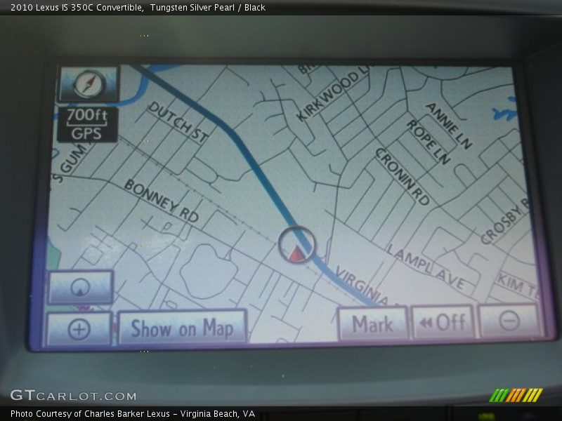 Tungsten Silver Pearl / Black 2010 Lexus IS 350C Convertible