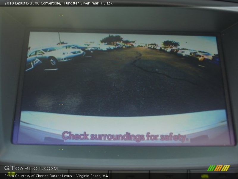 Tungsten Silver Pearl / Black 2010 Lexus IS 350C Convertible