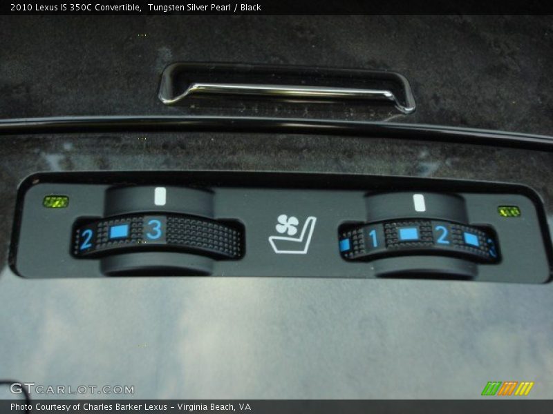 Tungsten Silver Pearl / Black 2010 Lexus IS 350C Convertible