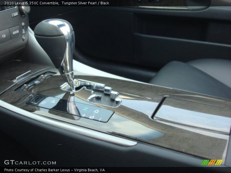 Tungsten Silver Pearl / Black 2010 Lexus IS 350C Convertible