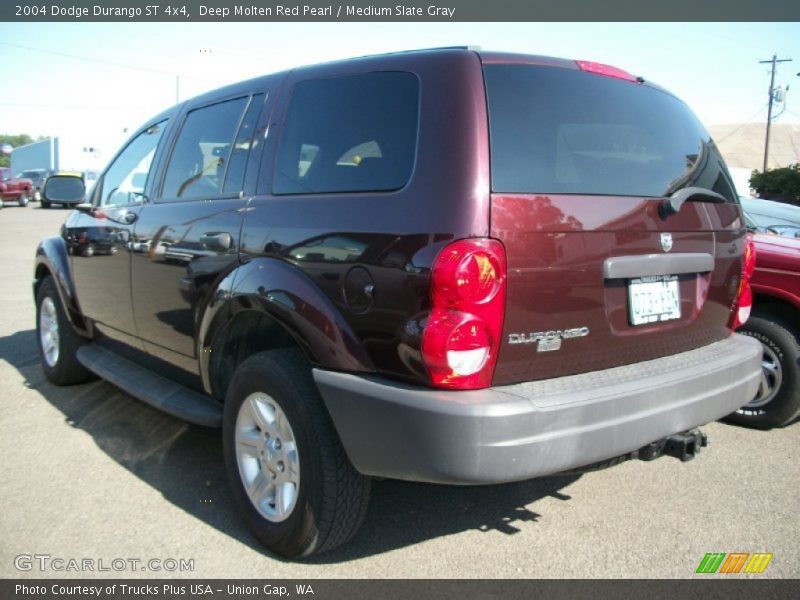 Deep Molten Red Pearl / Medium Slate Gray 2004 Dodge Durango ST 4x4