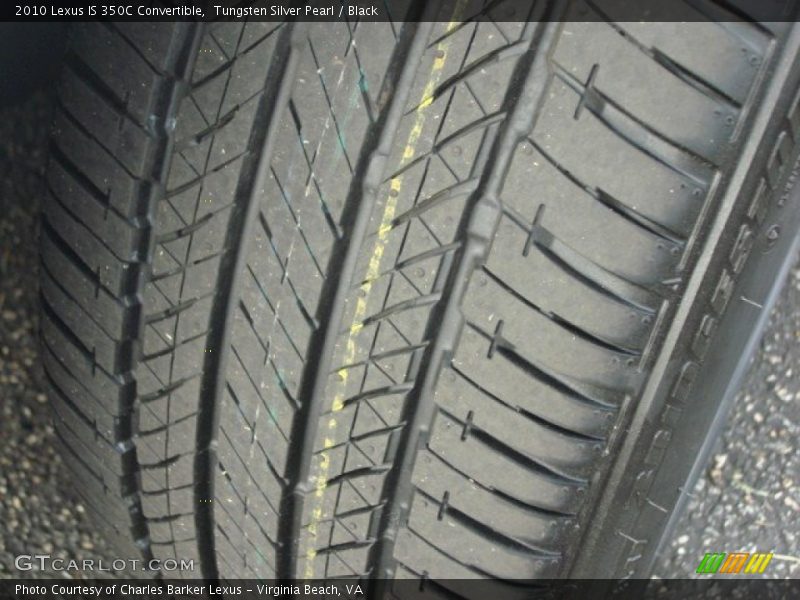 Tungsten Silver Pearl / Black 2010 Lexus IS 350C Convertible