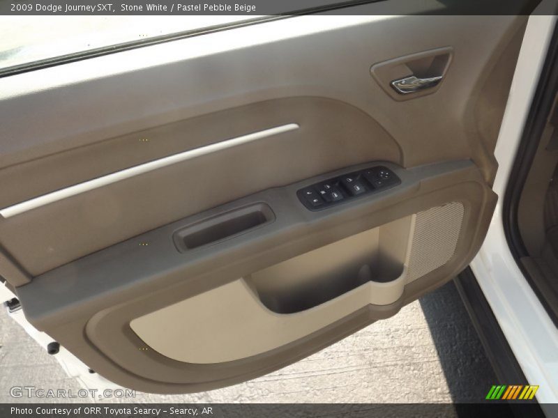 Stone White / Pastel Pebble Beige 2009 Dodge Journey SXT
