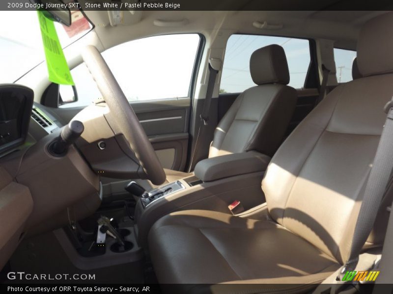 Stone White / Pastel Pebble Beige 2009 Dodge Journey SXT