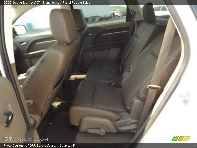 Stone White / Pastel Pebble Beige 2009 Dodge Journey SXT