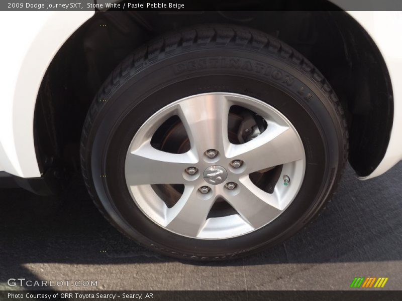 Stone White / Pastel Pebble Beige 2009 Dodge Journey SXT