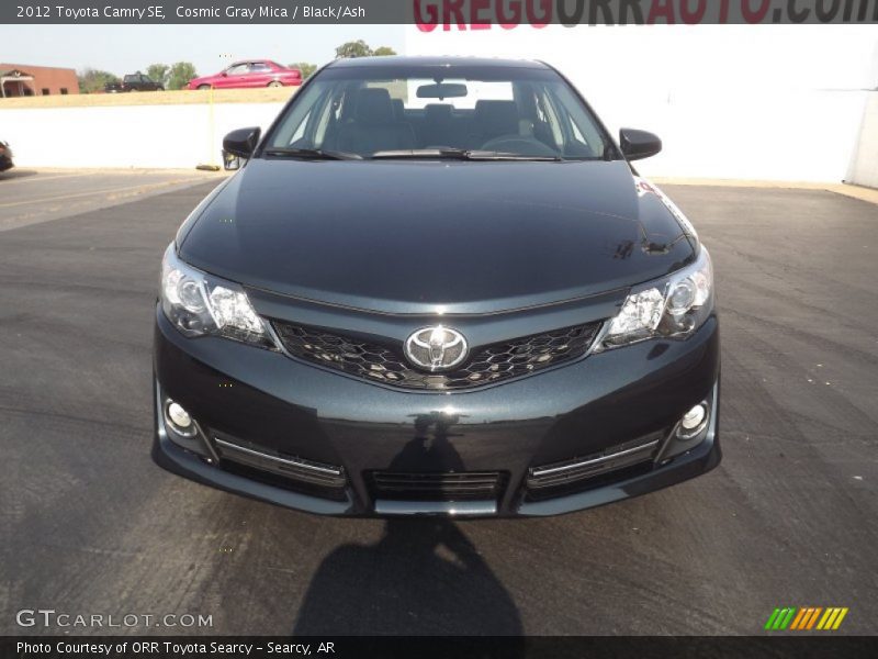 Cosmic Gray Mica / Black/Ash 2012 Toyota Camry SE