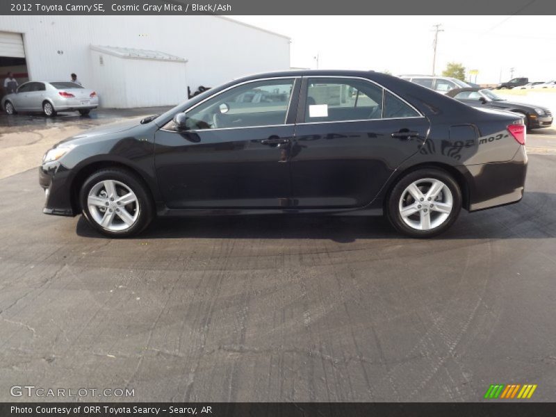 Cosmic Gray Mica / Black/Ash 2012 Toyota Camry SE