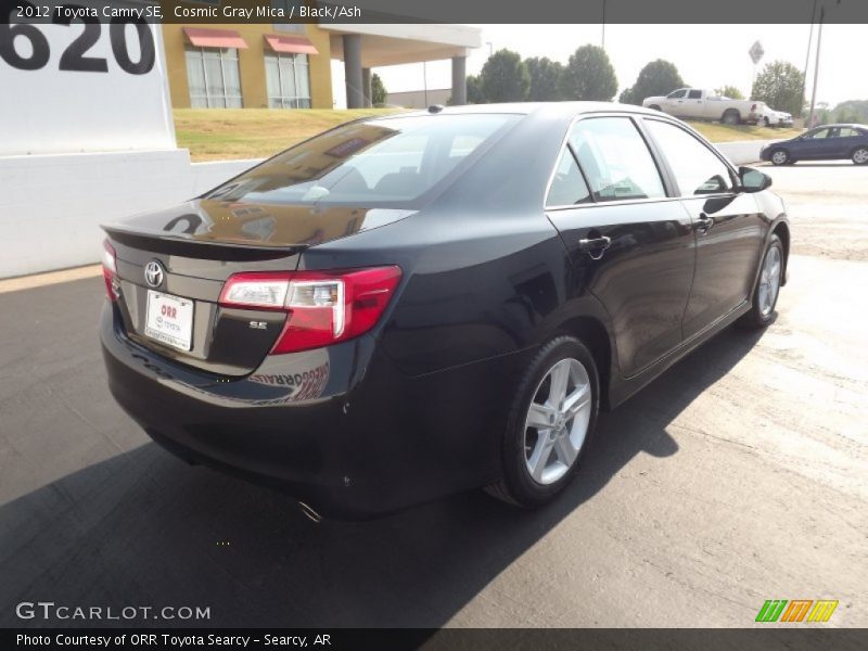 Cosmic Gray Mica / Black/Ash 2012 Toyota Camry SE