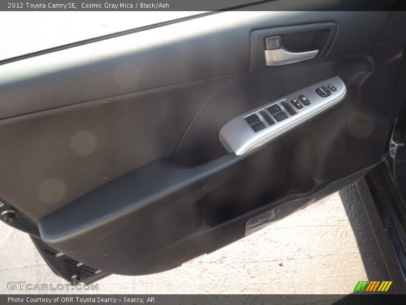 Cosmic Gray Mica / Black/Ash 2012 Toyota Camry SE