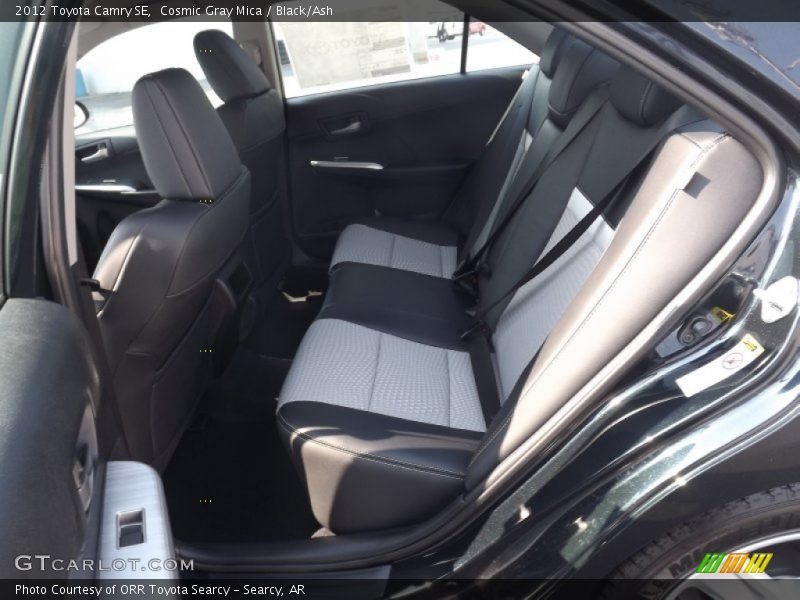Cosmic Gray Mica / Black/Ash 2012 Toyota Camry SE