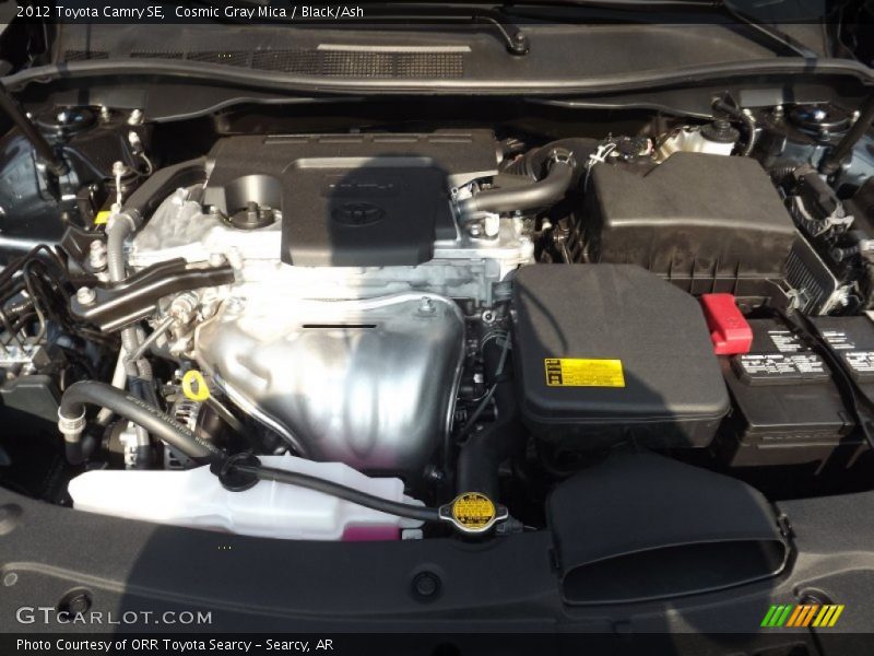 Cosmic Gray Mica / Black/Ash 2012 Toyota Camry SE