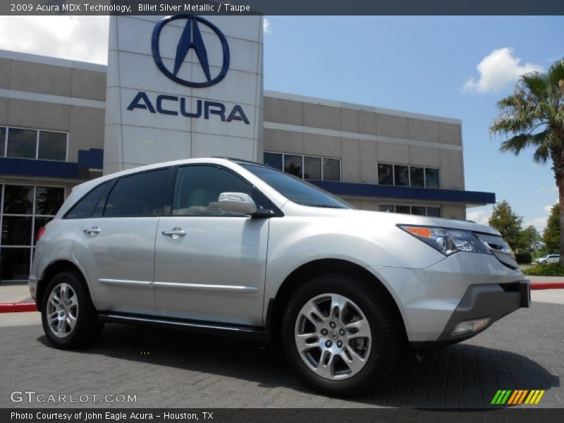 Billet Silver Metallic / Taupe 2009 Acura MDX Technology