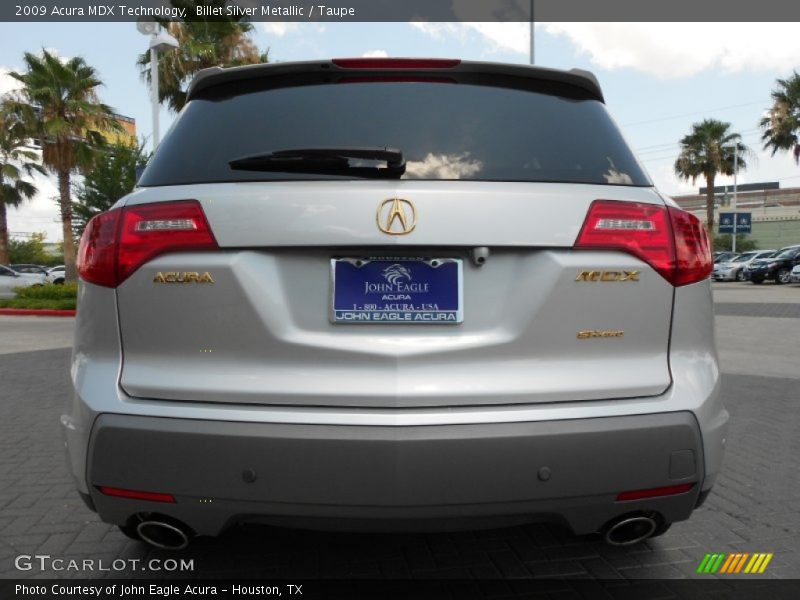 Billet Silver Metallic / Taupe 2009 Acura MDX Technology