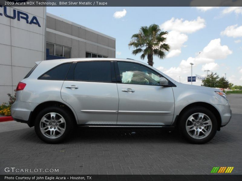 Billet Silver Metallic / Taupe 2009 Acura MDX Technology