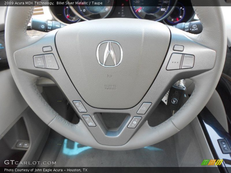 Billet Silver Metallic / Taupe 2009 Acura MDX Technology