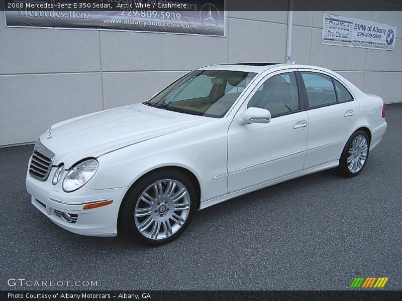 Arctic White / Cashmere 2008 Mercedes-Benz E 350 Sedan