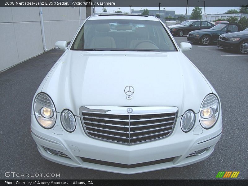 Arctic White / Cashmere 2008 Mercedes-Benz E 350 Sedan