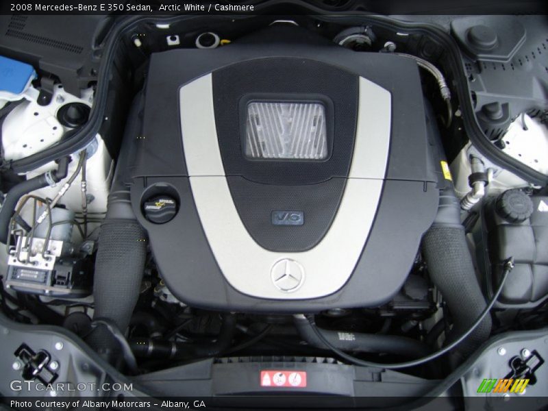 Arctic White / Cashmere 2008 Mercedes-Benz E 350 Sedan