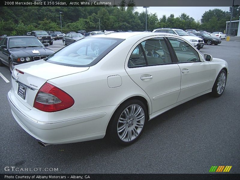 Arctic White / Cashmere 2008 Mercedes-Benz E 350 Sedan