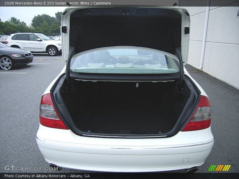 Arctic White / Cashmere 2008 Mercedes-Benz E 350 Sedan