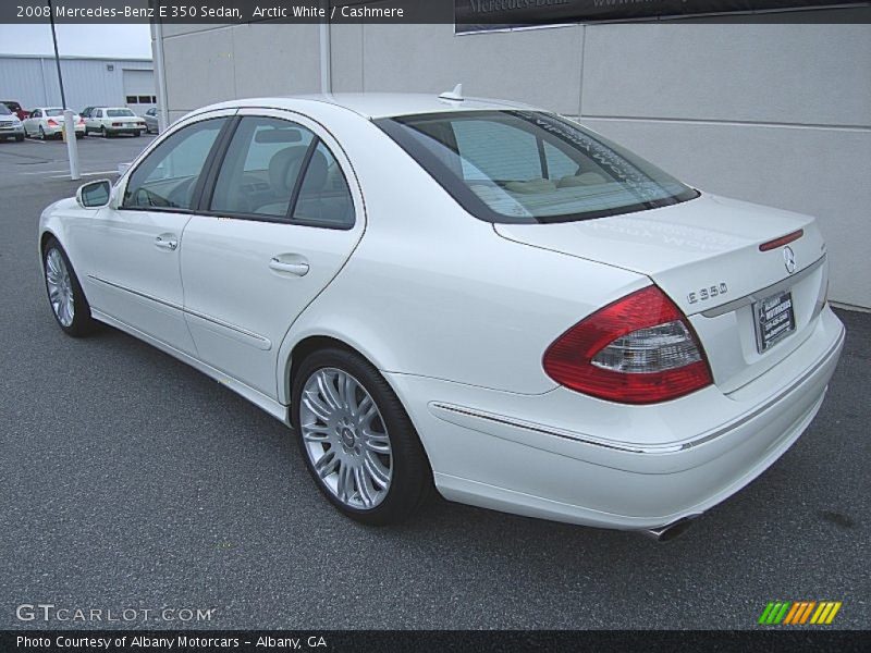 Arctic White / Cashmere 2008 Mercedes-Benz E 350 Sedan