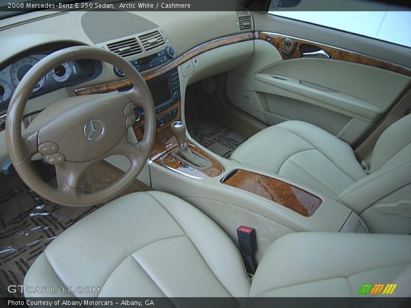 Arctic White / Cashmere 2008 Mercedes-Benz E 350 Sedan