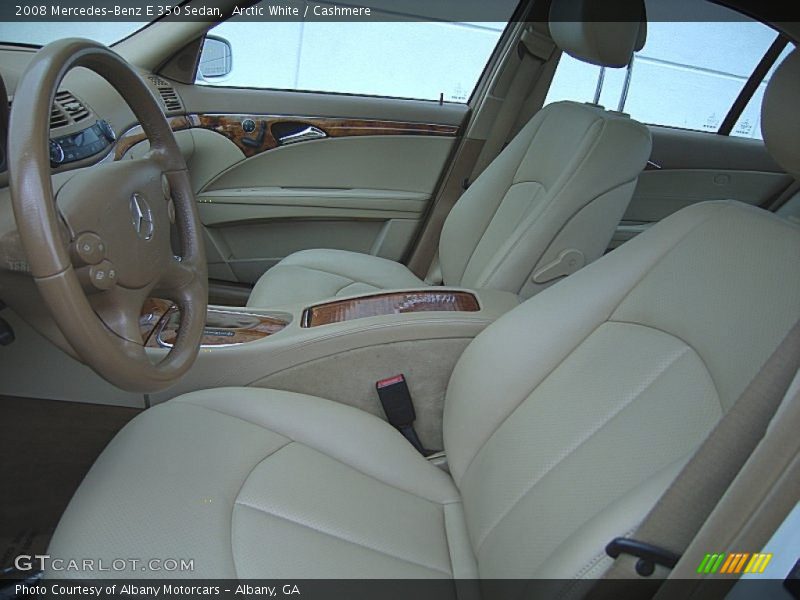 Arctic White / Cashmere 2008 Mercedes-Benz E 350 Sedan