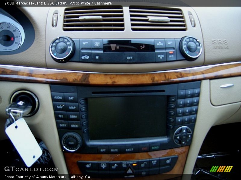 Arctic White / Cashmere 2008 Mercedes-Benz E 350 Sedan