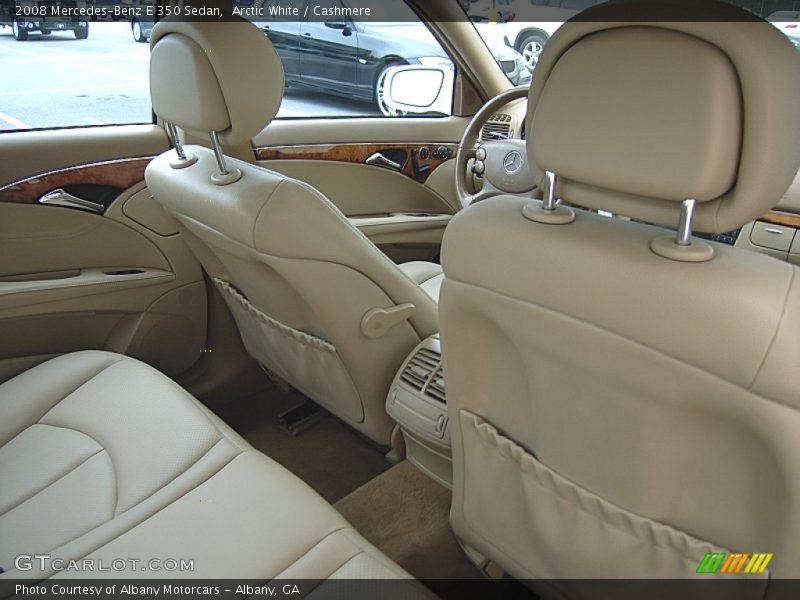 Arctic White / Cashmere 2008 Mercedes-Benz E 350 Sedan