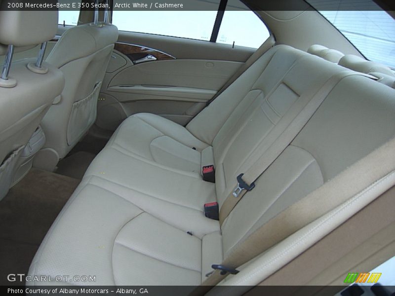Arctic White / Cashmere 2008 Mercedes-Benz E 350 Sedan