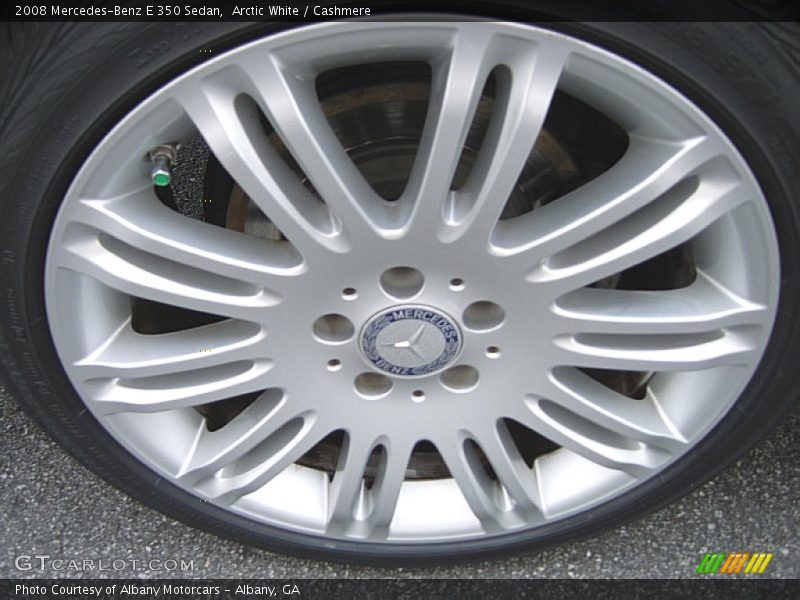 Arctic White / Cashmere 2008 Mercedes-Benz E 350 Sedan