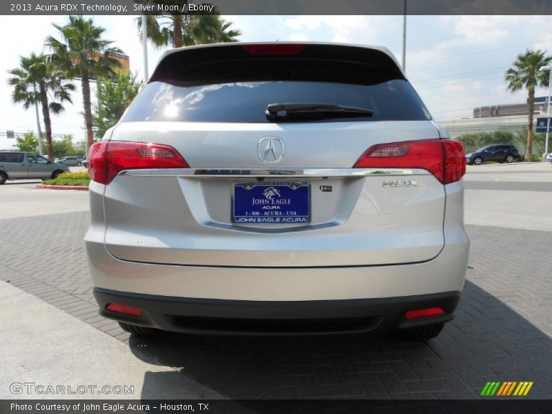 Silver Moon / Ebony 2013 Acura RDX Technology