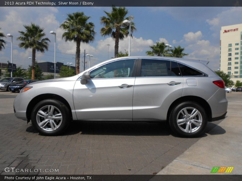 Silver Moon / Ebony 2013 Acura RDX Technology