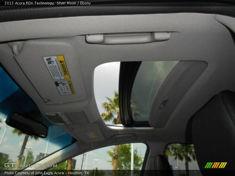 Silver Moon / Ebony 2013 Acura RDX Technology