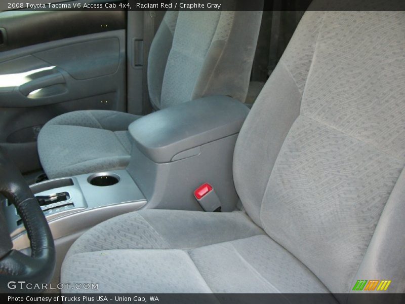 Radiant Red / Graphite Gray 2008 Toyota Tacoma V6 Access Cab 4x4