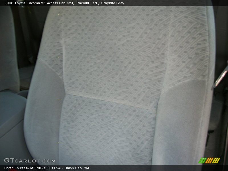 Radiant Red / Graphite Gray 2008 Toyota Tacoma V6 Access Cab 4x4