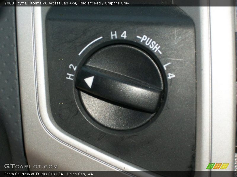 Radiant Red / Graphite Gray 2008 Toyota Tacoma V6 Access Cab 4x4