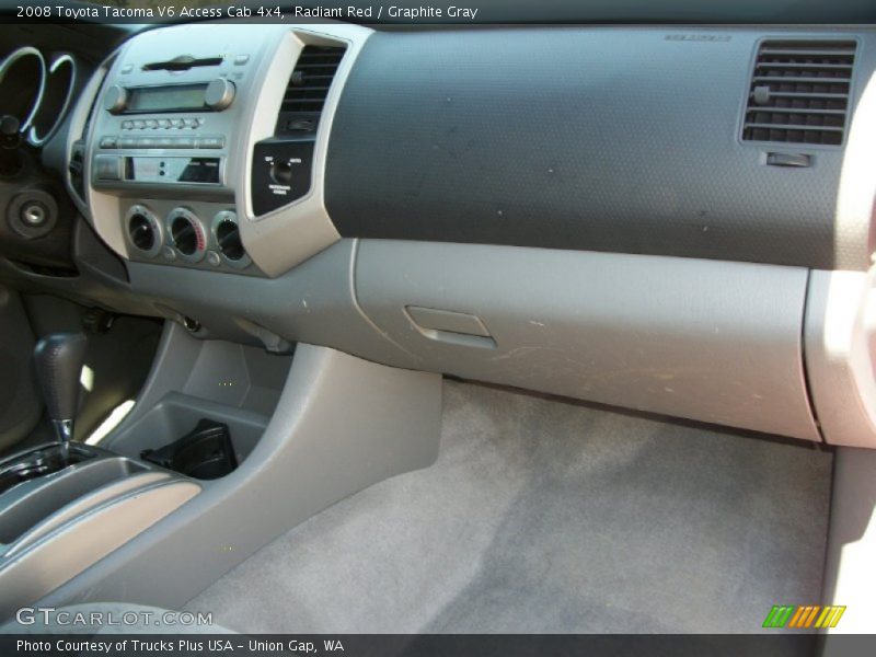 Radiant Red / Graphite Gray 2008 Toyota Tacoma V6 Access Cab 4x4