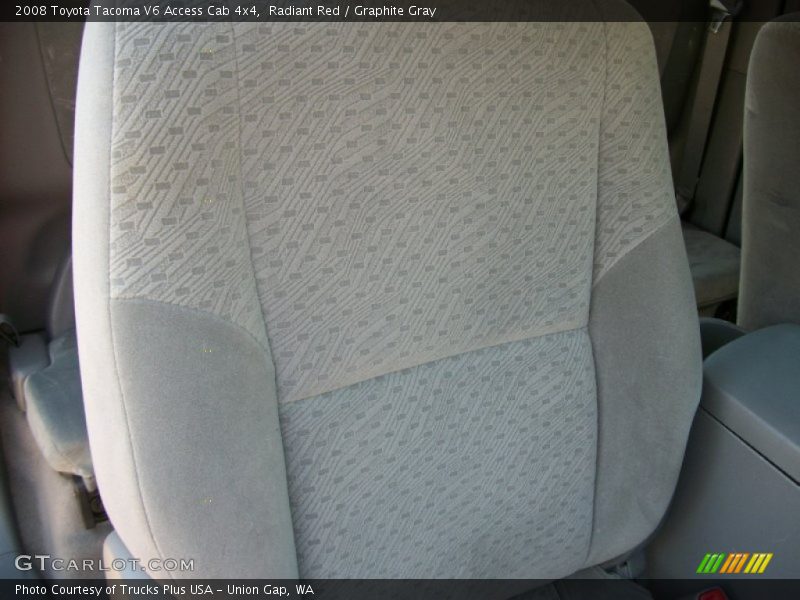 Radiant Red / Graphite Gray 2008 Toyota Tacoma V6 Access Cab 4x4