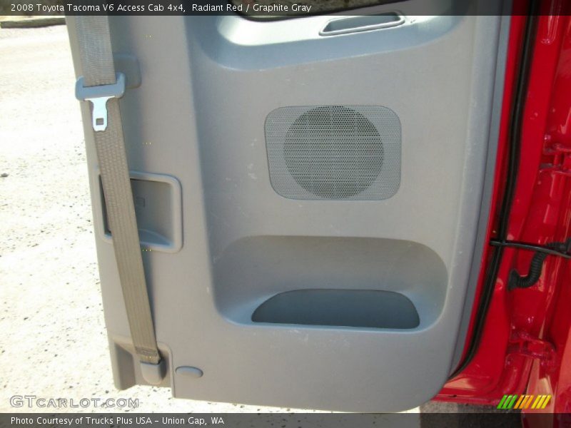 Radiant Red / Graphite Gray 2008 Toyota Tacoma V6 Access Cab 4x4