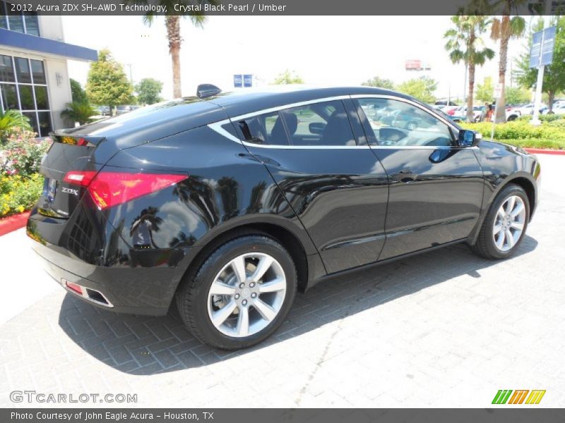 Crystal Black Pearl / Umber 2012 Acura ZDX SH-AWD Technology