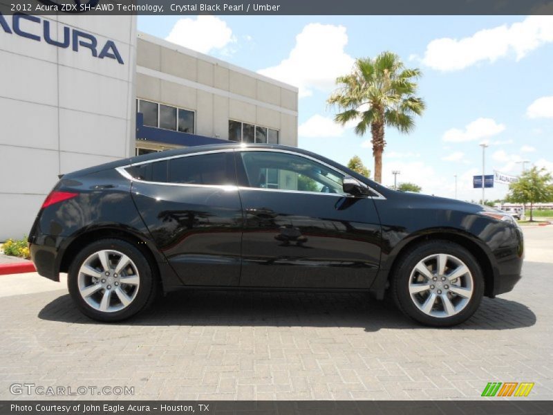 Crystal Black Pearl / Umber 2012 Acura ZDX SH-AWD Technology