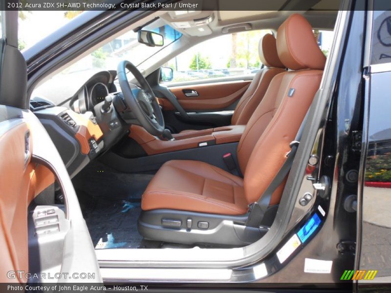  2012 ZDX SH-AWD Technology Umber Interior