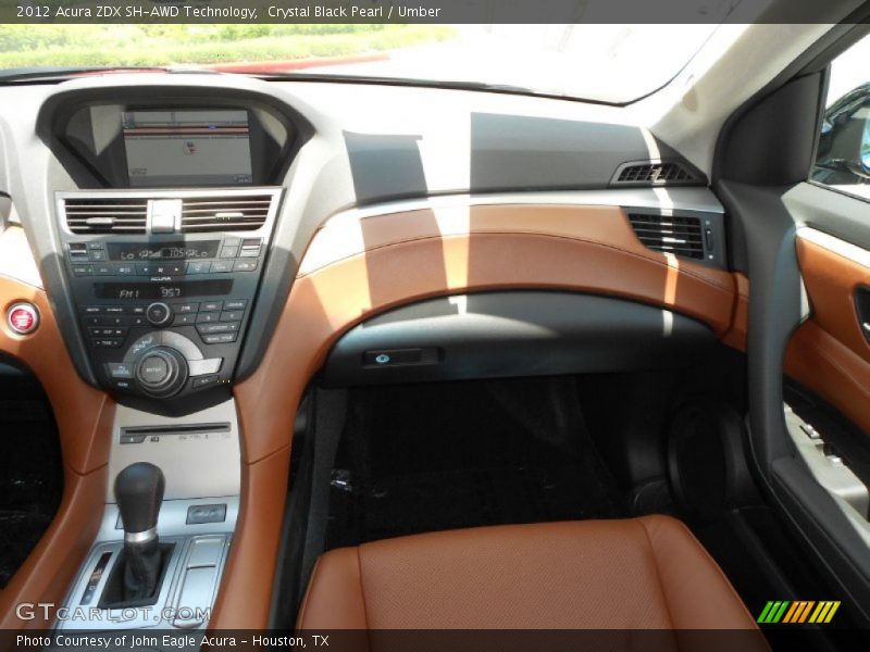 Crystal Black Pearl / Umber 2012 Acura ZDX SH-AWD Technology